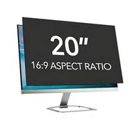 LINGDSWULING 24in Removable Privacy Filter Magnetic Hanging 24 Inch Computer Privacy Screen For 16:9 Aspect Ratio Widescreen Monitor No Bubbles Screen Protector(20inch/44.1x24.8 cm)