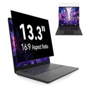 LINGDSWULING 24inch Removable Black Blackout Anti Spy Desktop Security Private Filter 15 In Computer Monitor Security Shield Anti Spy Screen Protector Film 24 In(23.8inch/52.7x29.7 cm)