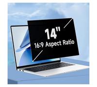 LINGDSWULING 24inch Removable Black Blackout Anti Spy Desktop Security Private Filter 16:9 Aspect Removable Anti Glare Blue Light Filter Protector Fully Removable(23.8inch/52.7x29.7 cm)