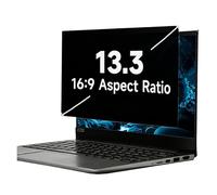 LINGDSWULING 24inch Removable Black Blackout Anti Spy Desktop Security Private Filter Removable Laptop Privacy Screen For 16:9 Aspect Ratio Widescreen Monitor(13.3inch/29.4x16.5 cm)