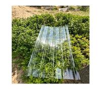 LINGDSWULING 2mm Clear Replacement Panels Easy to Cut Splicable Corrugated Plastic Huge Selection Various Sizes for Greenhouse Outdoor Canopies Carport