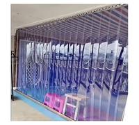 LINGDSWULING Freezer & Cooler Door Strips Overlap Freezer Strip Door Curtain Thickness PVC Curtain Strip for Walk In Freezers, Coolers & Warehouse Doors(41.34x106.30in/1.05x2.7m)