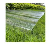LINGDSWULING Roof Sheets 1.5mm Huge Selection Various Sizes Splicable Corrugated Plastic Highly Adaptable for Pergola and Gazebo Cover