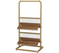 Lingerie Garment Rack 3/4 Tiers Hanger Storage Rack, Boutiques Retail Display Stand, Clothing/Trouser Hanger Storage Shelves, Underwear Socks Gloves Scarves Organizer