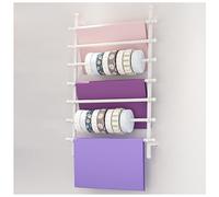 Lingerie Garment Rack Wall Mounted Ribbon Display Rack Scarf Hanger, Multifunctional Wrapping Paper Organizer Rack Hanging Bar, Retail Stores Tie Scarf Rack Belt Towel Holder Metal