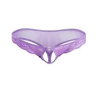 Lingerie Mens Personality Casual Mini Thong Underwear T Pants Transparent Lace