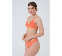 LINGERIE ROOM OFFICIAL Women's Aurora Triangle Bra Navy in Orange | Size: Large LINGERIE ROOM OFFICIAL Orange L