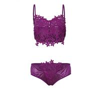Lingerie Set Sexy Belt Lace Lace Lingerie Sexy Lingerie for Women Sets Crotchless Sale Nurses Naughty Adjustable Strappy Bra and Panty with Chain Garter Belt UK Stock Sale