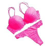 Lingerie Set Sexy Nightwear Women Sexy Lace Underwear Embroidered Ladies Underwired Intimates Set Female Underwear Ladies Lace Lingerie Sets Teddy Babydoll Pink