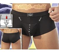 Lingerie - Skull Lift Strip Pants Black