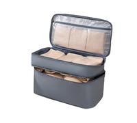 Lingerie Travel Bag - Extra Large Capacity Storage Organizer, Premium Waterproof Undergarment Pouch, Multi Compartment Toiletry Case | Durable Packing Organizers for Vacation Business Trip Travel