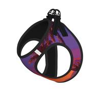 Lingering Light Of The Setting Sun Dog Harness - Breathable, Reflective, And Adjustable Pet Vest, Suitable For Small Cats And Dogs