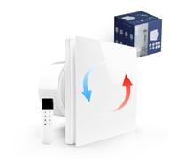 LINGGONGAIR 150mm Bathroom Room Exhaust Fan with Reversible Remote Control for Kitchen, Attic, Basement Wall Mount Home Ventilation Fan, 10W EC Motor, White