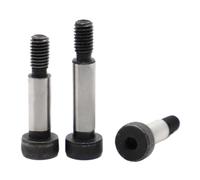 linghai 1pc Grade 12.9 Steel Hex Hexagon Socket Cap Head Shoulder Roller Bearing Screw Bolt M5 M6 M8 M10 Dia=6 8 10 12mm(50mm,M5 Shoulder dia 6mm)