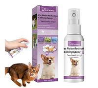 LINGJIONG Dog Calming Pheromone Spray,During Travel, Vet Visits And Boarding | Comfort Spray For Pets During Travel, Thunder, Vet Zone Helps To Fight, Hiding