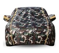LinGKon Full Car Covers for Vauxhall Corsa 2001-2025,All Weather Car Cover Waterproof Outdoor Protection Tarpaulin Dust-Proof Scratch-Proof UV Resistant Weatherproof Breathable with Zipper(Camo)