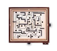 Lingle Wooden Labyrinth Game, 13.2 inches, Premium Labyrinth Balance Game, Stable Labyrinth Box, Classic Board, Hand-Eye Coordination Challenge