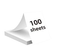 LINGLONG US Letter thermal printer paper 8.5'' x 11'' Quick Dry Folded, 100 Sheets, BPA/BPS free,Compatible MT800/M08F thermal paper for portable printer Continual Feeding thermal paper for Office