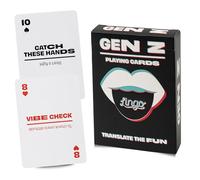 Lingo Gen Z Slang Playing Cards | 52 TikTok Phrases Decoded | Hilarious Gift for Parents, Teachers & Millennials | Fun Card Game to Finally Understand Your Kids | Unique Gift for Adults