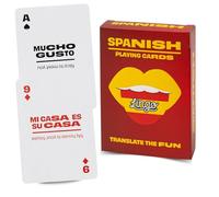 Lingo Playing Cards | Language Learning Game Set | Fun Visual Flashcard Deck to Increase Vocabulary and Pronunciation Skills (Spanish)
