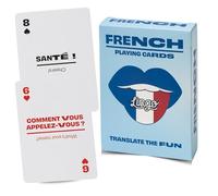 Lingo Playing Cards | Language Learning Game Set | Fun Visual Flashcard Deck to Increase Vocabulary and Pronunciation Skills (French)
