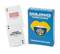 Lingo Sailing Slang Playing Cards | 52 Sailing Terms, Boat Lingo & Racing Terms | Fun Card Game Gift for Sailboat Enthusiasts & Yacht Racers | Unique Sailor Gift for Adults