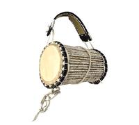 Lingoberry Handmade Talking Drum (Gangan) for Kids and Adults - Authentic Nigerian Yoruba Drum with Beater Stick - Traditional African Percussion Instrument. (Medium)