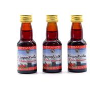 Lingon Vodka Style Flavour 3x25ml - Alcohol Free Extract, Essence for Vodka, Aroma for Beverages