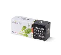 Lingot® Wasabi Mustard - Compatible with Véritable® and Exky® Indoor Vegetable Gardens - Ready to Use Refill - Substrate with Integrated Seeds