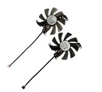 LINGOZS 2Pcs/Set,TH9215S2H-PAA01,Graphics Cooler Fan, For PNY for GeForce RTX3060 12GB for UPRISING, RTX 3060 Ti 8GB XLR8 for Gaming for REVEL(2 Plugs FY09015M12)