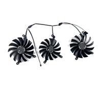 LINGOZS Cooling Fan 95MM 85MM 4PIN CF1010U12S CF9015U12D CF1015U12D For XFX for Speedster QICK MERC 319 for AMD for Radeon RX 6900 RX6800 XT