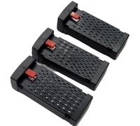 LINGOZS For K7 RC Drone Quadcopter Battery 3.7V 1800mAh Lipo 1/2/3PCS(3PCS)