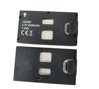 LINGOZS For KS66 Alloy Drone Battery 3.7V 2000mAh for Lipo 1/2PCS(2PCS)