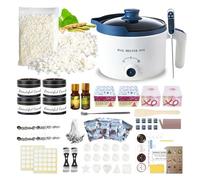 LINGQIAN Candle Making Kit with Wax Melter for Adults, DIY Wax Melt Starter Kit with Tealight Cups to Make Your Own Candles
