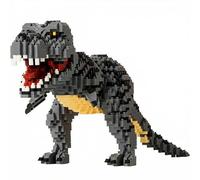 lingsi_siling Velociraptor T-rex Micro Building Set, 1457pcs Jurassic Dinosaur Mini Diamond Blocks Bricks Toy for Boys Age 8-12 14+ Teens Adults