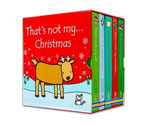 Lingtoolator ot My Christmas Collection 5 Books Box Set (That's Not My Santa, That's Not My Reindeer, That's Not My Polar Bear, That's Not My Penguin, That's Not My Elf)
