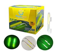 LINGUANG 100PCS Ocean Sun Clip Snap On Fishing Glow Sticks Rod Tips， Pole Light for Catfishing Surf Bank in The Dark