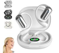 LinguaWave Pro - Real-Time AI Translation Earbuds, 144 Languages Two-Way Translator Earbuds with Bluetooth 5.4, Open-Ear Design, HD Sound, Touch Control, Ideal for Travel, Business & Learning (White)