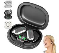 LinguaWave Pro - Real-Time AI Translation Earbuds, 144 Languages Two-Way Translator Earbuds with Bluetooth 5.4, Open-Ear Design, HD Sound, Touch Control, Ideal for Travel, Business & Learning (Black)