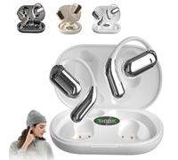 Linguawave Pro - Real-Time Ai Translation Earbuds, Bluetooth 5.4 Translator Earbuds, Linguawave Pro Wireless Earphones with Ai App, Audio, For Travel, Business & Language Learners(White)