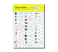 Lingui-Sticks Language Learning Stickers - Educational Stickers to Learn Irish for Kids & Beginners