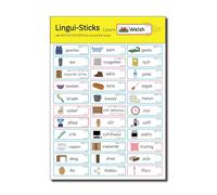 Lingui-Sticks Language Learning Stickers - Educational Stickers to Learn Welsh for Kids & Beginners