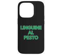 Linguine al Pesto. Italian Pasta Retro Style Case for iPhone 14 Pro