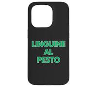 Linguine al Pesto. Italian Pasta Retro Style Case for iPhone 15 Pro