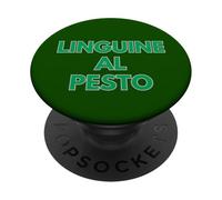 Linguine al Pesto. Italian Pasta Retro Style PopSockets Adhesive PopGrip