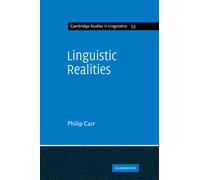 Linguistic Realities : An Autonomist Metatheory for the Generative Enterprise