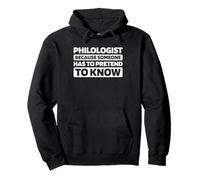 Linguistics Expert - Ancient Language History Philologist Pullover Hoodie