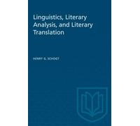Linguistics, Literary Analysis, and Literary Translation (Heritage)
