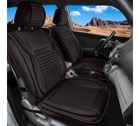 LINGVIDO Car Seat Covers, Breathable and Waterproof Faux Leather Automotive Seat Covers for Cars SUV Truck Sedan,Universal Driver Seat Cover with Backrest (Full Set, Brown)