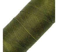 LINHASITA Waxed Thread 100gr / 360 Metres 0.5 mm Thick Polyester Macrame 30 Colours - Army Green